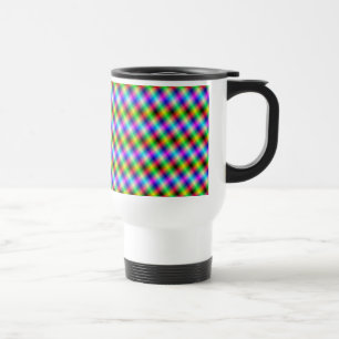 Neon Crosshatch Reisbeker