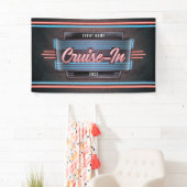 Neon Cruise-in-banner Spandoek (Insitu)
