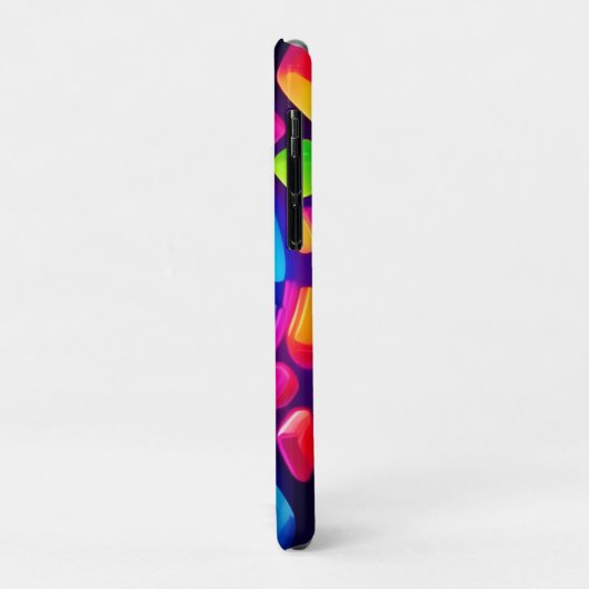 Neon Cube Vortex Art Case-Mate iPhone Case (Achterkant/links)