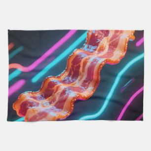 Neon Cyber Bacon Reep Theedoek