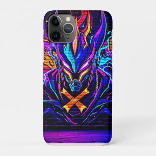Neon Cyber Guardian Art Case-Mate iPhone Case