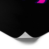 Neon Cyber Ramen – Vaporwave Retro Esthetische Kun Poster (Hoek)