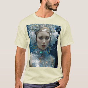 Neon Cybernetic – Futuristische T-shirt Design
