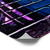 Neon Cyberpunk Astronaut Poster (Hoek)