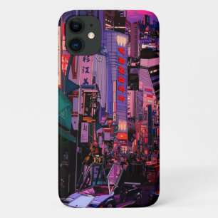 Neon Cyberpunk Metropolis Case-Mate iPhone Case