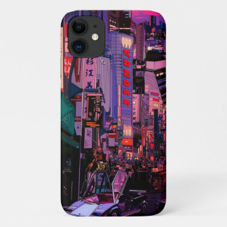 Neon Cyberpunk Metropolis Case-Mate iPhone Case