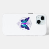 Neon Cyberpunk Vlinder Sticker – Esthetische Toeko Case-Mate iPhone Case (Achterkant (horizontaal))