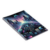 Neon Cyberworld Notitieboek (Rechterzijde)