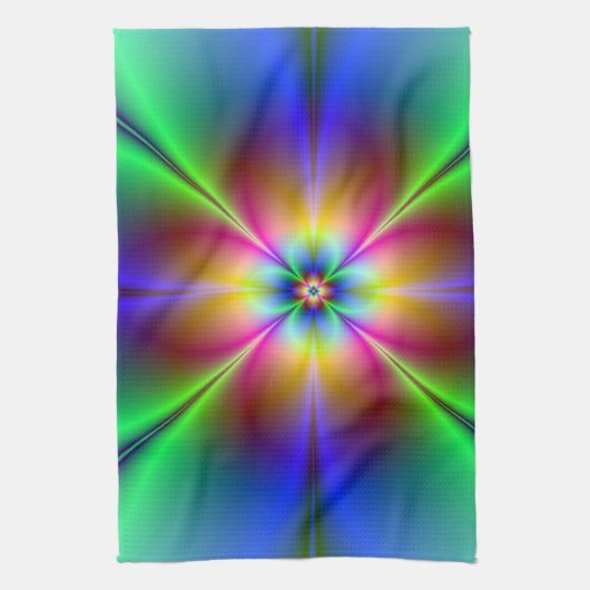 Neon Daisy Theedoek (Verticaal)