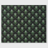 Neon Damast Patroon Cadeaupapier (Vlak)