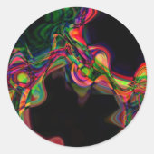 Neon Dance II Sticker (Voorkant)
