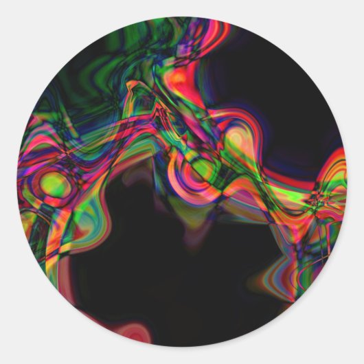 Neon Dance II Sticker (Voorkant)