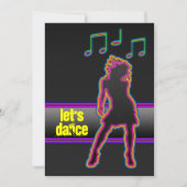 Neon Dance - Laten we dansuitvindingen doen Kaart (Voorkant)