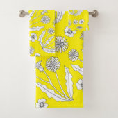 Neon Dandelion Towel Set Bad Handdoek (Insitu)
