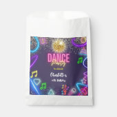 Neon dansfeest bedankzakje (Voorkant)