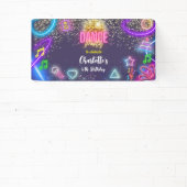 Neon dansfeest spandoek (Insitu)