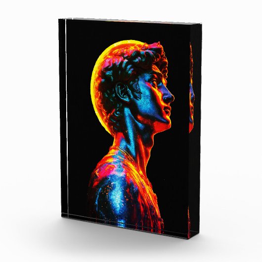 Neon David Beeld Fotoblokken (Rechts)