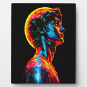 Neon David Beeld  Fotoplaat (Voorkant)