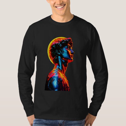 Neon David Beeld T-shirt (Voorkant)