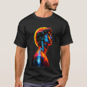 Neon David Statue T-shirt (Voorkant)