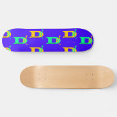 Neon Dd Brand Logo Skateboard (Horizontaal)