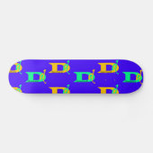 Neon Dd Brand Logo Skateboard (Horizontaal)