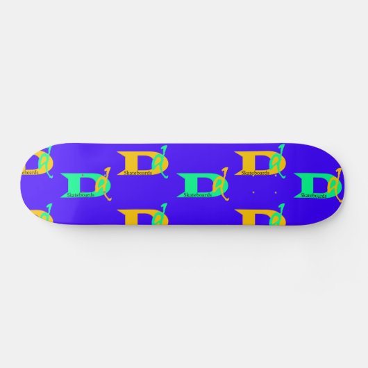 Neon Dd Brand Logo Skateboard (Horizontaal)