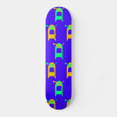 Neon Dd Brand Logo Skateboard (Voorkant)