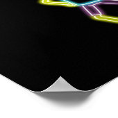 Neon de heer Poopybutthole Poster (Hoek)