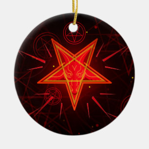 neon demon keramisch ornament