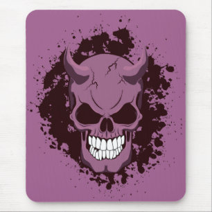 Neon Demon Skull Muismat