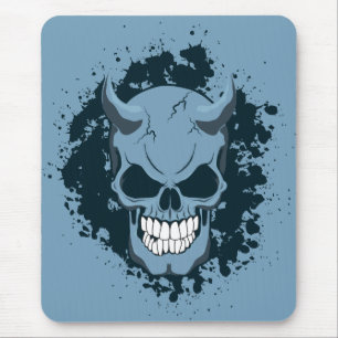 Neon Demon Skull Muismat