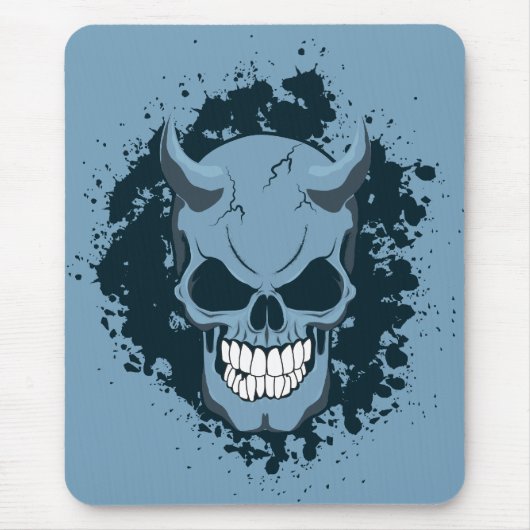 Neon Demon Skull Muismat (Voorkant)