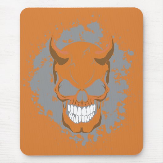 Neon Demon Skull Muismat (Voorkant)