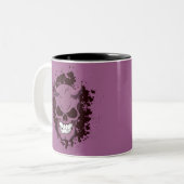 Neon Demon Skull Tweekleurige Koffiemok (Voorkant links)