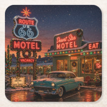 Neon Desert Motel Holiday Happy Hour