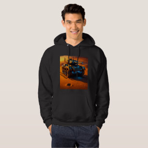Neon Desert Tank Hoodie – Futuristische Sci-Fi Com