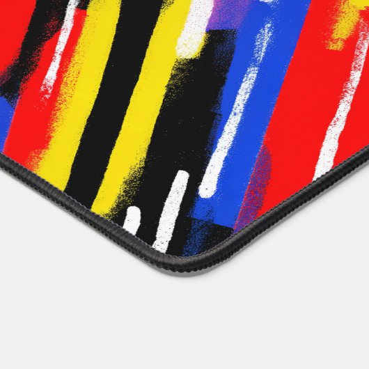 Neon Diagonal Stripe Speed Burst Bureaumat (Hoek)