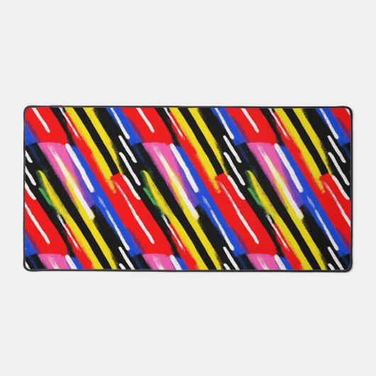 Neon Diagonale Streep Speed Burst Bureaumat (Voorkant)