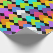 Neon Diamonds Cadeaupapier (Hoek)