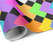 Neon Diamonds Cadeaupapier (Rol Hoek)