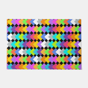 Neon Diamonds Deurmat