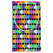 Neon Diamonds Klein Cadeauzakje (Achterkant)