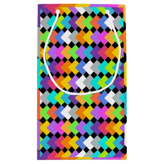 Neon Diamonds Klein Cadeauzakje (Achterkant)