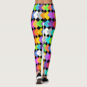 Neon Diamonds Leggings (Achterkant)