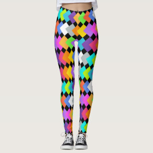 Neon Diamonds Leggings
