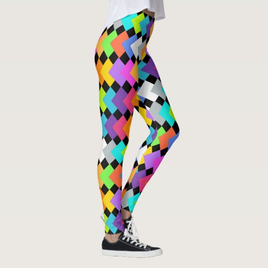 Neon Diamonds Leggings (Rechts)