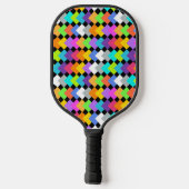 Neon Diamonds Pickleball Paddle (Achterkant)