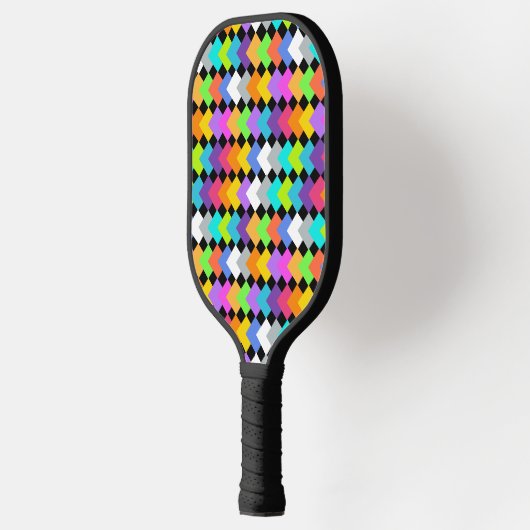 Neon Diamonds Pickleball Paddle (Links)