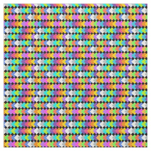 Neon Diamonds Stof (Swatch)